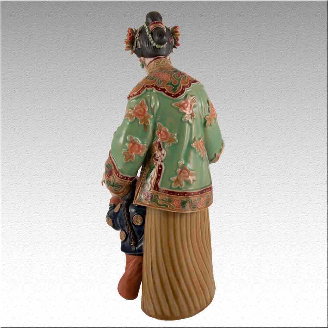 Статуэтка фигура девушки из фарфора «Chinese Lady porcelain» + Premium box в интернет-студии декора / шоурум | ChinaHouse.studio