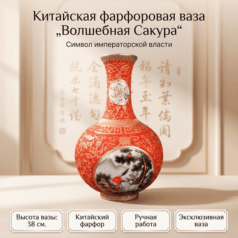 Китайские вазы: от древних династий до современного интерьера