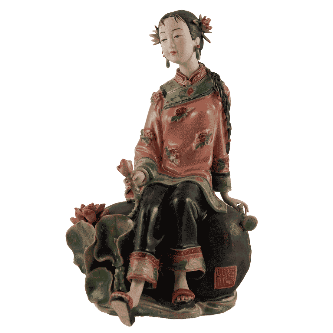 Статуэтка, фигурка девушки из фарфора - "Chinese Lady porcelain" + Premium box