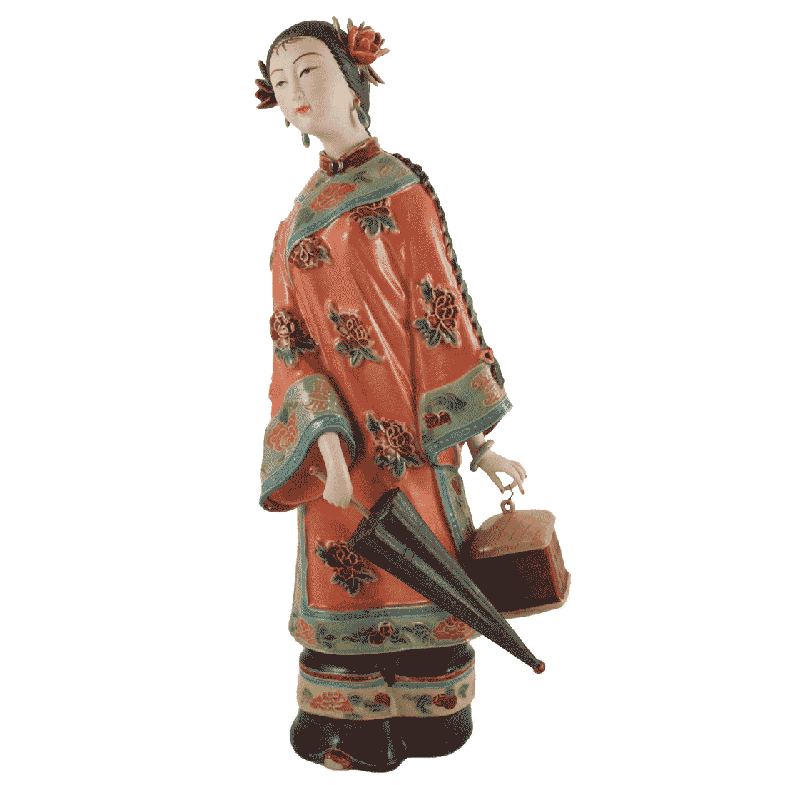 Статуэтка, фигурка девушки из фарфора - "Chinese Lady porcelain" + Premium box