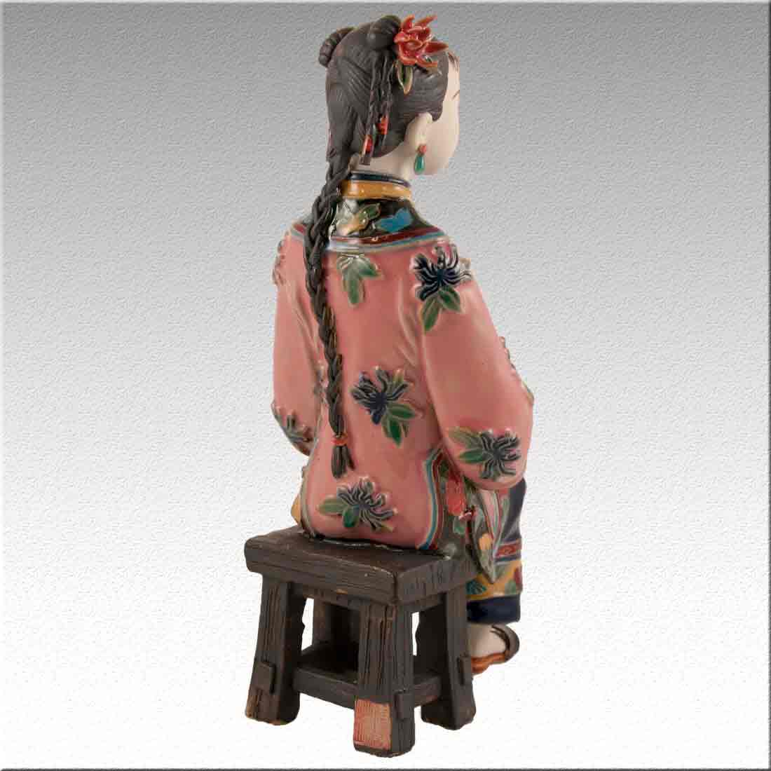 Статуэтка, фигурка девушки из фарфора - "Chinese Lady porcelain" + Premium box в интернет-студии декора / шоурум | ChinaHouse.studio