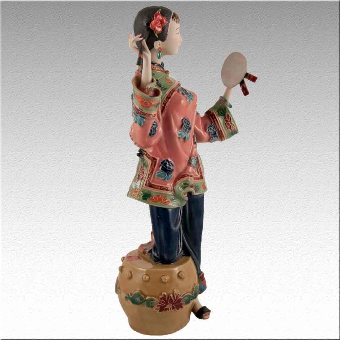 Статуэтка фигура девушки из фарфора «Chinese Lady porcelain» + Premium box в интернет-студии декора / шоурум | ChinaHouse.studio