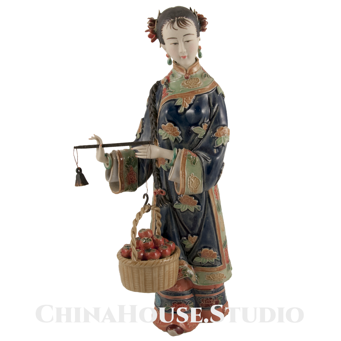 Статуэтка, фигурка девушки из фарфора - "Chinese Lady porcelain" + Premium box в интернет-студии декора / шоурум | ChinaHouse.studio