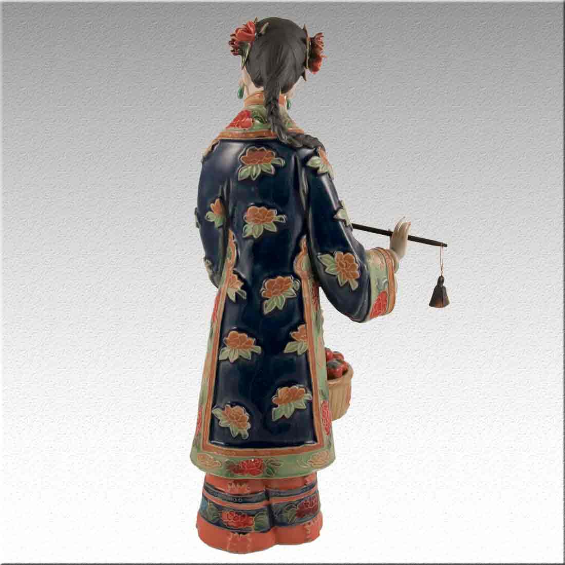 Статуэтка фигура девушки из фарфора «Chinese Lady porcelain» + Premium box в интернет-студии декора / шоурум | ChinaHouse.studio