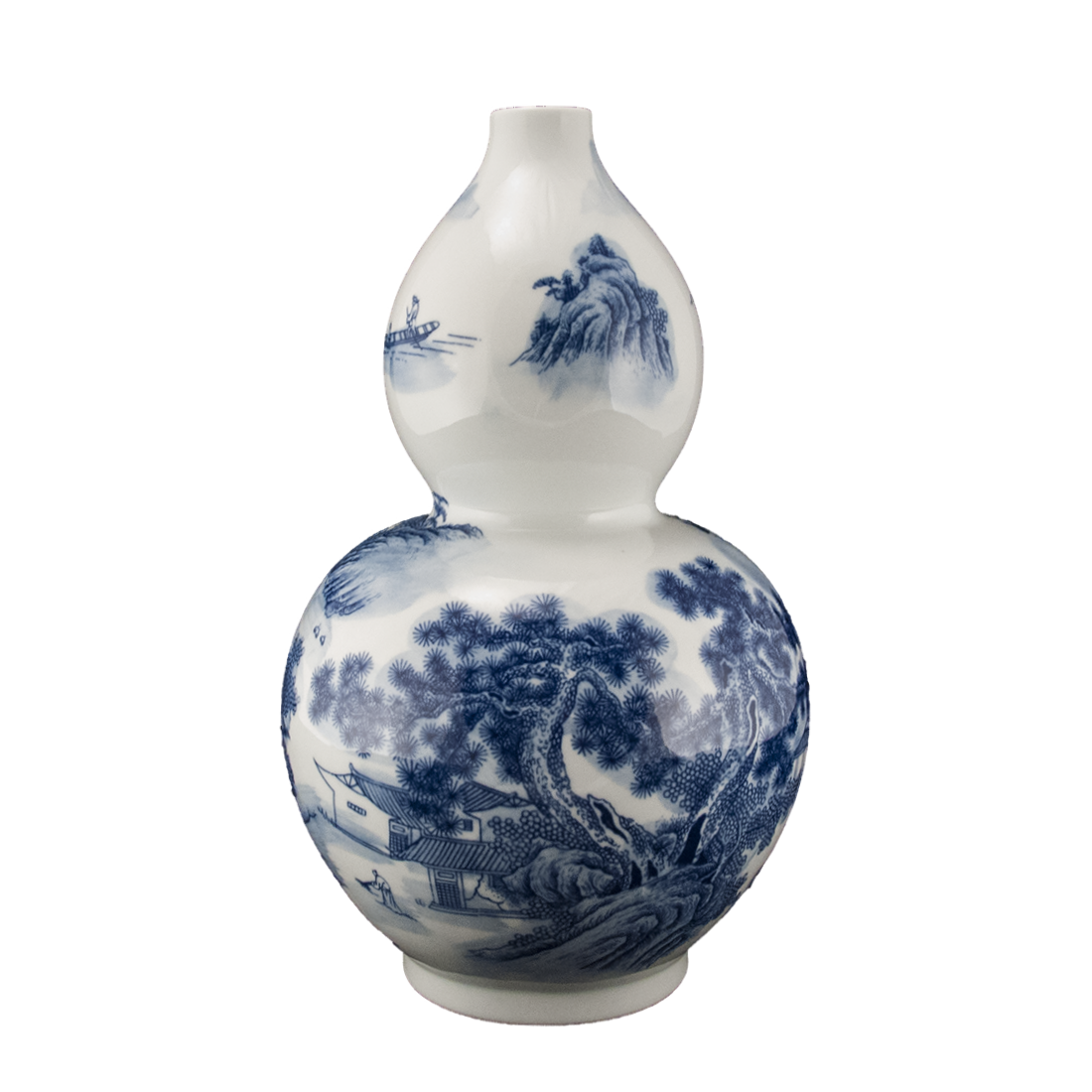 Китайская фарфоровая ваза «Blue &amp; White» - бело-синий фарфор в интернет-студии декора / шоурум | ChinaHouse.studio